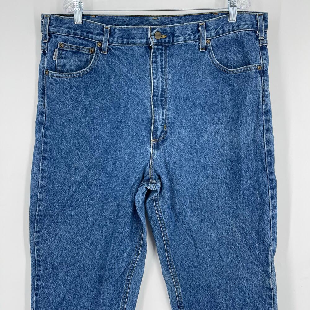 Carhartt Relaxed Fit Jeans Blue Men’s Size 42x34 - Picture 5 of 7